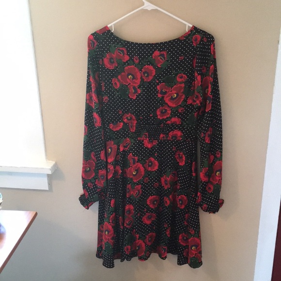 Free People Morning Light Polka Dot Floral Dress - Picture 5 of 9